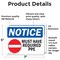 Signmission 5 in Height, 7 in Width, Vinyl Decal, Rectangle OS-2PACK-NS-D-57-L-14281 - alternate 6